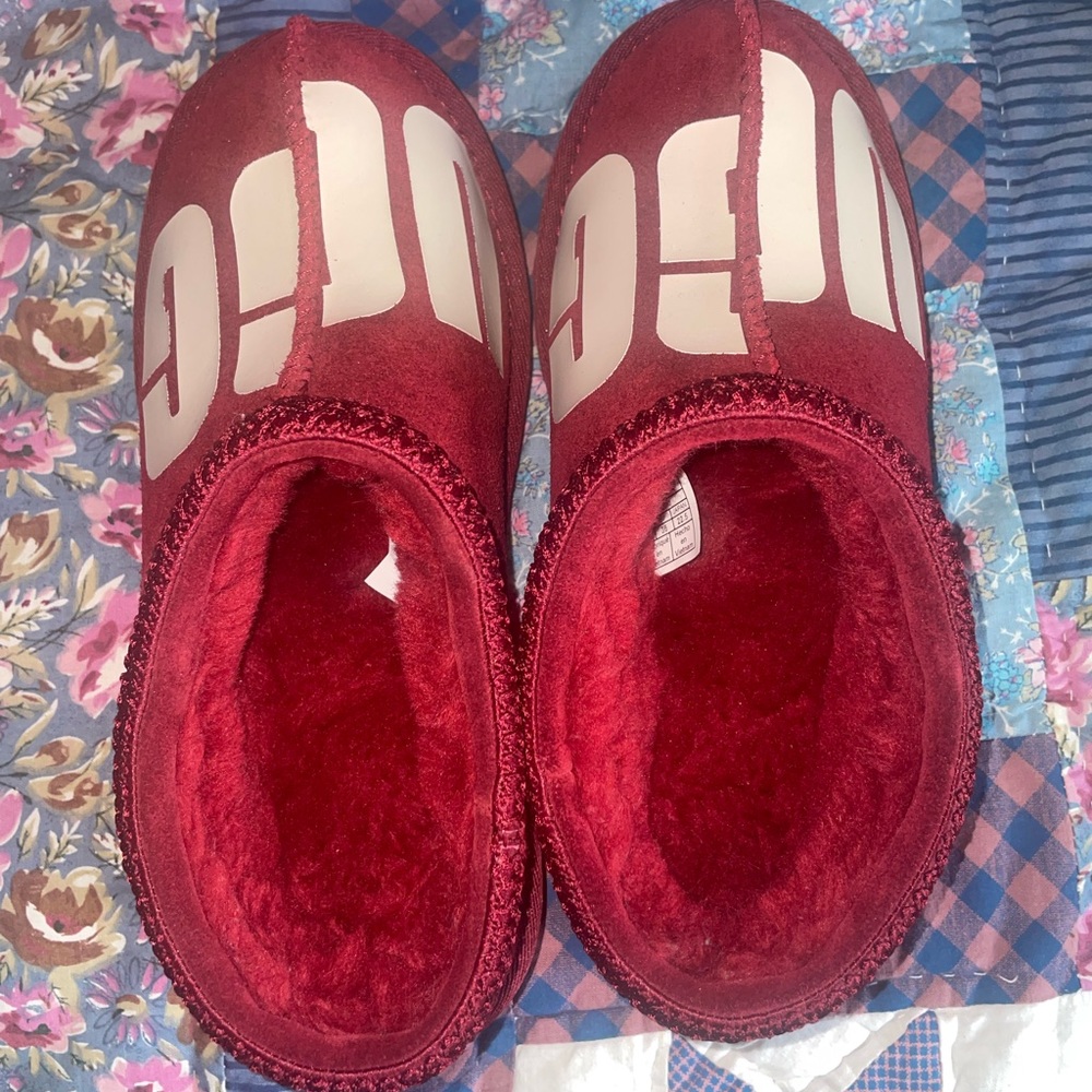 UGG Plush Fuzzy Wool-lined Slipper Shoes Women or Kids